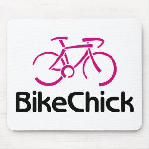 BikeChick Logo (neu) Mousepad