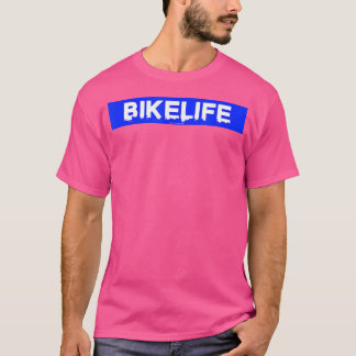 Bikelife V4 Blue Motorrad Motorrad Motorsport Bm T-Shirt