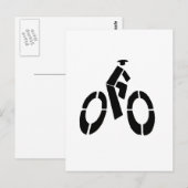 Bikeman Icon Postkarte (Vorne/Hinten)