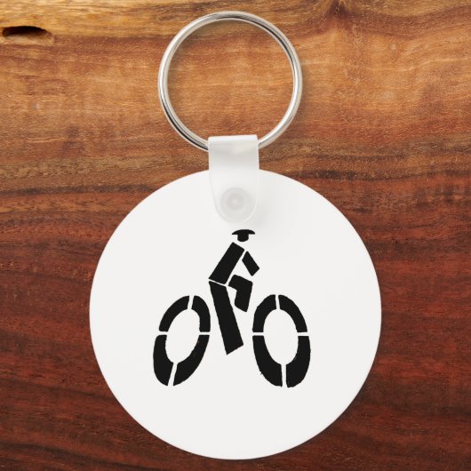 Bikeman Icon Schlüsselanhänger (Vorderseite)