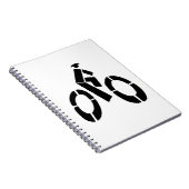 Bikeman Notizblock (Rechte Seite)