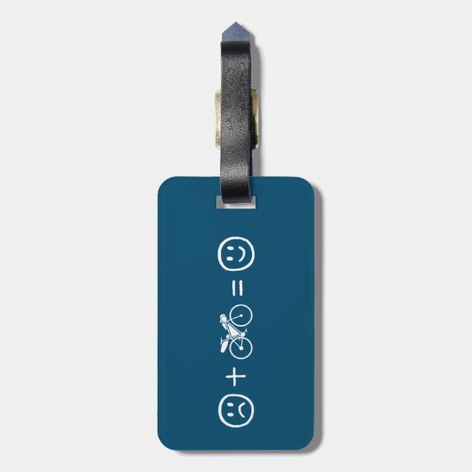 Bikepack macht dich glücklich gepäckanhänger (Rückseite vertikal)