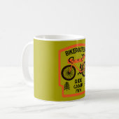 Bikepackerfisch und Campingplatz Kaffeetasse (Vorderseite Links)