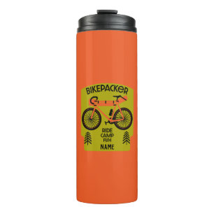Bikepackerfisch und Campingplatz Thermosbecher