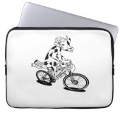 Bikepacking Klassischer T - Shirt Laptopschutzhülle (Vorderseite)