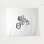 Bikepacking Klassischer T - Shirt Wandteppich (Vorderseite (Horizontal))