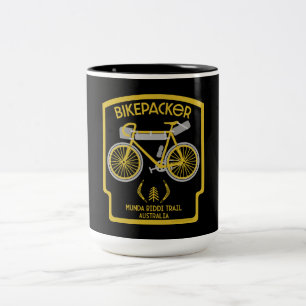 Bikepacking Munda Biddi Wanderung Zweifarbige Tasse