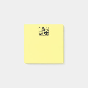 Biker 3x3, gelbe Notizblöcke Post-it Klebezettel