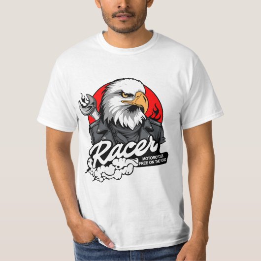 BIKER ADLER T-Shirt (Vorderseite)