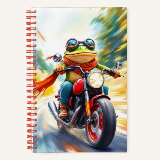 Biker, Autor Natasha Us Notizblock (Vorderseite)