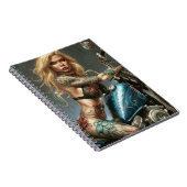 Biker Babe10 Notizblock (Rechte Seite)