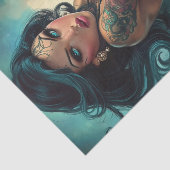 Biker Babe12 3rd Edition Seidenpapier (Ausschnitt)