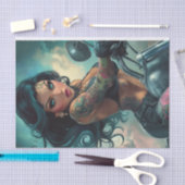 Biker Babe12 3rd Edition Seidenpapier (Handwerk)