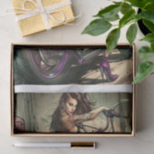 Biker Babe4 schlecht für die Knochen-Edition Seidenpapier (Geschenk)