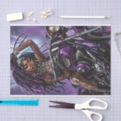 Biker Babe5 Schlecht zur Knochen-Edition Seidenpapier (Handwerk)