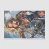 Biker Babe6 Seidenpapier (Vorderseite)