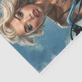 Biker Babe8 Seidenpapier (Ausschnitt)
