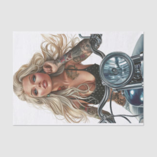 Biker Babe9 Seidenpapier
