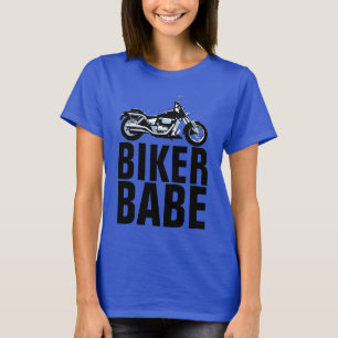 BIKER BABE Ladys Motorrad T - Shirt