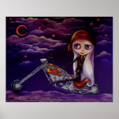 Biker Babe Poster (Vorne)