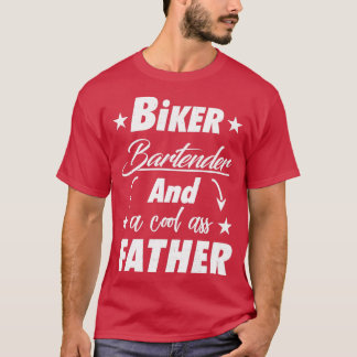 Biker Barkeeper Vater T-Shirt