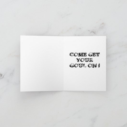 BIKER BASH INVITAATIONEN EINLADUNG (Innenseite)