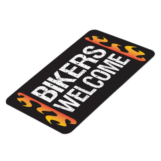 Biker - Begrüßung von Motorradveranstaltungen oder Magnet (Linke Seite)