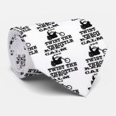 Biker Behielt Ruhe und Drehung der Flasche Krawatte (Gerollt)