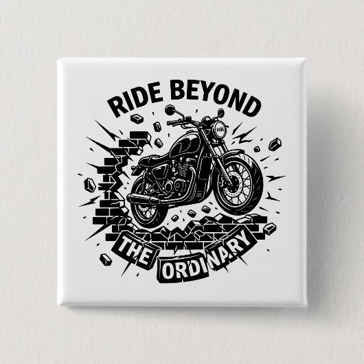 Biker Beyond Limits Fahrt Button (Vorderseite)