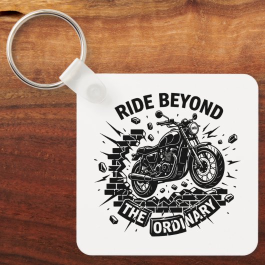 Biker Beyond Limits Ride Schlüsselanhänger (Vorderseite)