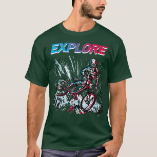 Biker Bicycle Cycling Cycle Rider Bike Ride 190 T-Shirt
