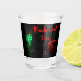 Biker Billy Bloody Good Halloween-Party Schnapsglas