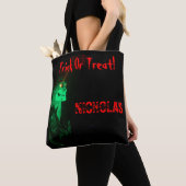 Biker Billy Halloween Black and Red Trick or Tree Tasche (Von Nahem)