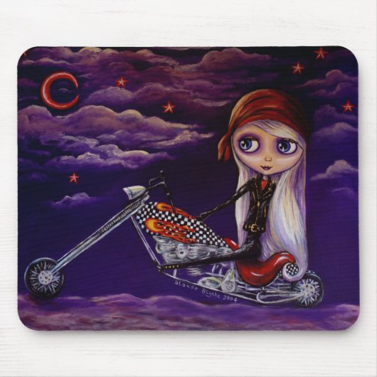 Biker Blythe Mousepad (Vorne)