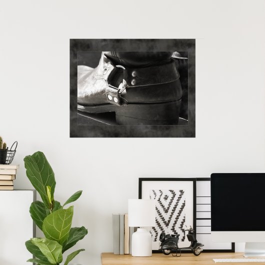 Biker Boot 25 Poster (Heimbüro)