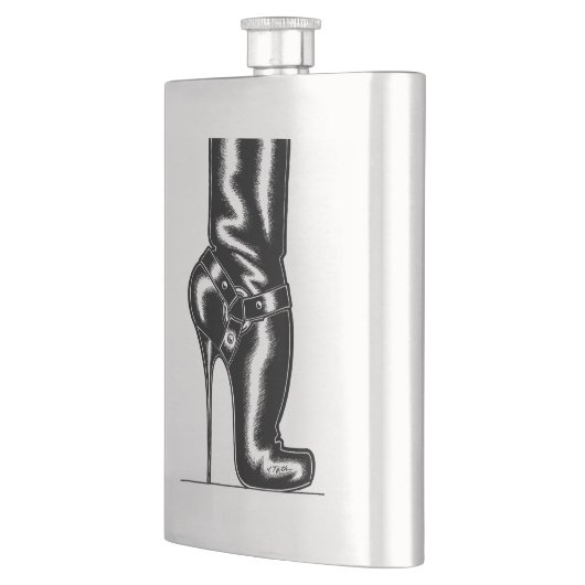 Biker Boot Flachmann (Links)