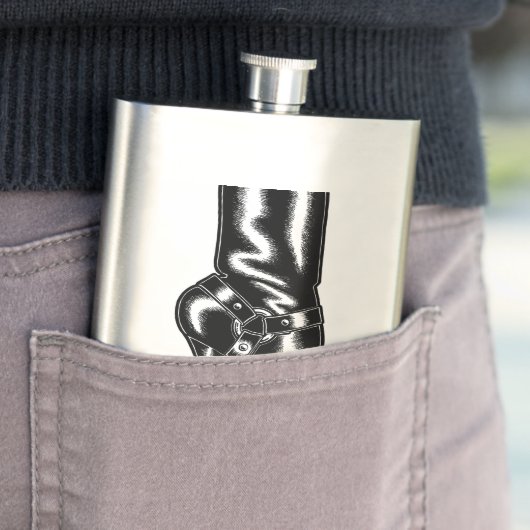 Biker Boot Flachmann (Beispiel)