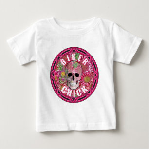 Biker Chick 001 Baby T-shirt
