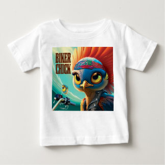 Biker Chick Baby Jersey T - Shirt