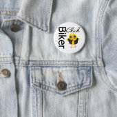 Biker Chick Button (Beispiel)