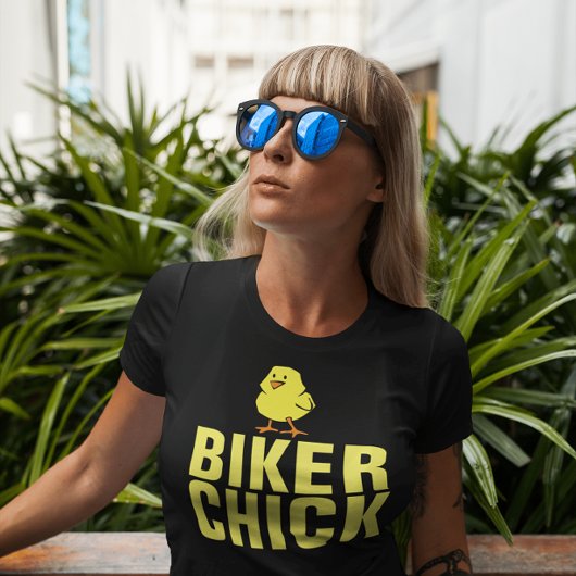 BIKER CHICK, LADIES BICYCLE & MOTORRAD T - Shirt