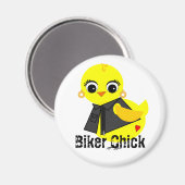 Biker Chick Magnet (Vorderseite/Rückseite)