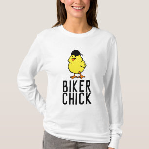 BIKER CHICK, Motorrad-T - Shirt für Ladys