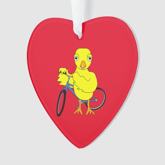 Biker Chick Ornament (Vorderseite)