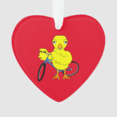 Biker Chick Ornament (Vorderseite)