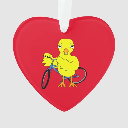 Biker Chick Ornament (Rückseite)