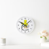Biker Chick Runde Wanduhr (Zuhause)