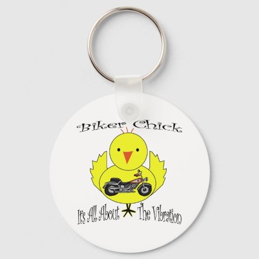 Biker Chick Schlüsselanhänger (Vorderseite)