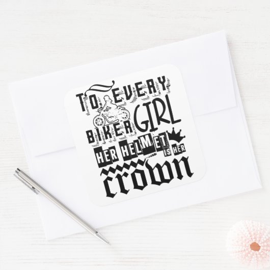 Biker Chick Sticker (Umschlag)