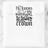 Biker Chick Sticker (Tasche)